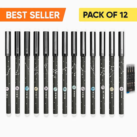FlexiErase Pen®- Magic Erasable Gel Pen (Pack of 12)