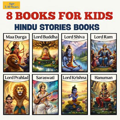 Hindu Story Books Bundle (Pack of 8)